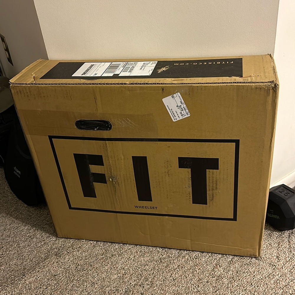 Brand New! Fit Bike Co. 24” cassette driven BMX wheelset in all matte black